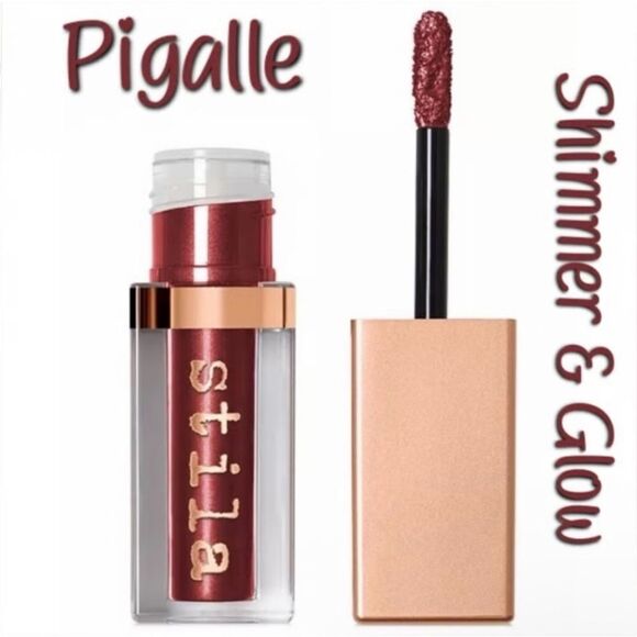 Stila Shimmer & Glow Liquid Eye Shadow In Pigalle Full Size NIB - Picture 3 of 7
